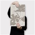 Picture of Floral  Shapes in Beaver Brown III _GroupedProduct_Rectangle_Portrait_Canvas_