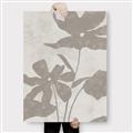 Picture of Floral  Shapes in Beaver Brown III _GroupedProduct_Rectangle_Portrait_Canvas_