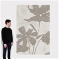 Picture of Floral  Shapes in Beaver Brown III _GroupedProduct_Rectangle_Portrait_Canvas_