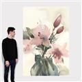 Picture of Pink Lily III _GroupedProduct_Rectangle_Portrait_Canvas_