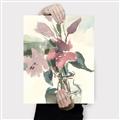 Picture of Pink Lily IV _GroupedProduct_Rectangle_Portrait_Canvas_