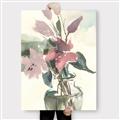 Picture of Pink Lily IV _GroupedProduct_Rectangle_Portrait_Canvas_
