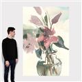 Picture of Pink Lily IV _GroupedProduct_Rectangle_Portrait_Canvas_