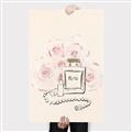 Picture of Paris Perfume and Roses _GroupedProduct_Rectangle_Portrait_Canvas_
