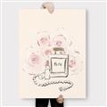 Picture of Paris Perfume and Roses _GroupedProduct_Rectangle_Portrait_Canvas_