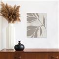 Picture of Floral  Shapes in Beaver Brown II _GroupedProduct_Rectangle_Portrait_Canvas_
