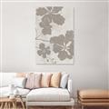 Picture of Floral  Shapes in Beaver Brown IV _GroupedProduct_Rectangle_Portrait_Canvas_