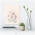 Picture of Paris Perfume and Roses _GroupedProduct_Rectangle_Portrait_Canvas_