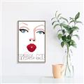 Picture of Kiss Me _GroupedProduct_Rectangle_Portrait_Canvas_Framed_