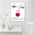 Picture of Kiss Me _GroupedProduct_Rectangle_Portrait_Canvas_Framed_