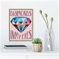 Picture of Diamond Eyes _GroupedProduct_Rectangle_Portrait_Canvas_Framed_