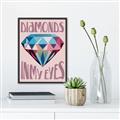 Picture of Diamond Eyes _GroupedProduct_Rectangle_Portrait_Canvas_Framed_