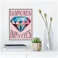 Picture of Diamond Eyes _GroupedProduct_Rectangle_Portrait_Canvas_Framed_