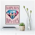 Picture of Diamond Eyes _GroupedProduct_Rectangle_Portrait_Canvas_Framed_