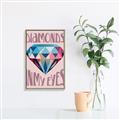 Picture of Diamond Eyes _GroupedProduct_Rectangle_Portrait_Canvas_Framed_