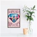 Picture of Diamond Eyes _GroupedProduct_Rectangle_Portrait_Canvas_Framed_