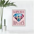 Picture of Diamond Eyes _GroupedProduct_Rectangle_Portrait_Canvas_Framed_