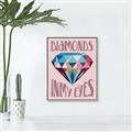 Picture of Diamond Eyes _GroupedProduct_Rectangle_Portrait_Canvas_Framed_