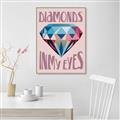 Picture of Diamond Eyes _GroupedProduct_Rectangle_Portrait_Canvas_Framed_