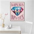 Picture of Diamond Eyes _GroupedProduct_Rectangle_Portrait_Canvas_Framed_