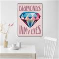 Picture of Diamond Eyes _GroupedProduct_Rectangle_Portrait_Canvas_Framed_