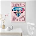 Picture of Diamond Eyes _GroupedProduct_Rectangle_Portrait_Canvas_Framed_