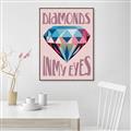 Picture of Diamond Eyes _GroupedProduct_Rectangle_Portrait_Canvas_Framed_