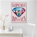 Picture of Diamond Eyes _GroupedProduct_Rectangle_Portrait_Canvas_Framed_