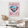 Picture of Diamond Eyes _GroupedProduct_Rectangle_Portrait_Canvas_Framed_
