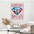 Picture of Diamond Eyes _GroupedProduct_Rectangle_Portrait_Canvas_Framed_