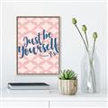 Picture of Be Yourself _GroupedProduct_Rectangle_Portrait_Canvas_Framed_