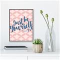 Picture of Be Yourself _GroupedProduct_Rectangle_Portrait_Canvas_Framed_