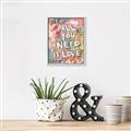 Picture of Love Graffiti I _GroupedProduct_Rectangle_Portrait_Canvas_Framed_