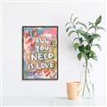 Picture of Love Graffiti I _GroupedProduct_Rectangle_Portrait_Canvas_Framed_