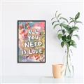 Picture of Love Graffiti I _GroupedProduct_Rectangle_Portrait_Canvas_Framed_