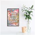 Picture of Love Graffiti I _GroupedProduct_Rectangle_Portrait_Canvas_Framed_