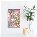 Picture of Love Graffiti I _GroupedProduct_Rectangle_Portrait_Canvas_Framed_