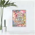Picture of Love Graffiti I _GroupedProduct_Rectangle_Portrait_Canvas_Framed_