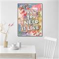 Picture of Love Graffiti I _GroupedProduct_Rectangle_Portrait_Canvas_Framed_