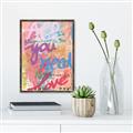 Picture of Love Graffiti II _GroupedProduct_Rectangle_Portrait_Canvas_Framed_
