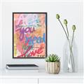 Picture of Love Graffiti II _GroupedProduct_Rectangle_Portrait_Canvas_Framed_
