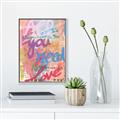 Picture of Love Graffiti II _GroupedProduct_Rectangle_Portrait_Canvas_Framed_