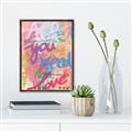 Picture of Love Graffiti II _GroupedProduct_Rectangle_Portrait_Canvas_Framed_