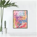 Picture of Love Graffiti II _GroupedProduct_Rectangle_Portrait_Canvas_Framed_