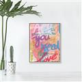 Picture of Love Graffiti II _GroupedProduct_Rectangle_Portrait_Canvas_Framed_