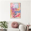 Picture of Love Graffiti II _GroupedProduct_Rectangle_Portrait_Canvas_Framed_