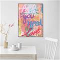Picture of Love Graffiti II _GroupedProduct_Rectangle_Portrait_Canvas_Framed_