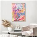 Picture of Love Graffiti II _GroupedProduct_Rectangle_Portrait_Canvas_Framed_