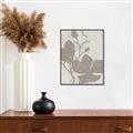 Picture of Floral  Shapes in Beaver Brown I _GroupedProduct_Rectangle_Portrait_Canvas_Framed_