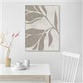 Picture of Floral  Shapes in Beaver Brown II _GroupedProduct_Rectangle_Portrait_Canvas_Framed_
